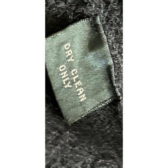 POLO Ralph Lauren Crewneck Knitted 100% Lambswool Sweater Navy Blue Size Med - Picture 8 of 9